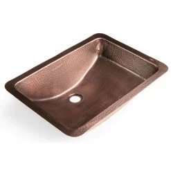 Monarch Abode Monarch Dual Mount Pure Copper Hand Hammered Venetian 21 in. Single Bowl Sink 14 Monarch Abode Monarch Dual Mount Pure Copper Hand Hammered Venetian 21 in. Single Bowl Sink -Bathroom Sinks Sales oil rubbed bronze monarch abode drop in bathroom sinks 17095 1f 1000