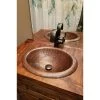 Premier Copper Products Self-Rimming Wide Rim Oval Hammered Copper Bathroom Sink in Oil Rubbed Bronze -Bathroom Sinks Sales oil rubbed bronze premier copper products drop in bathroom sinks lo18rdb 64 1000