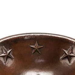 Premier Copper Products Self-Rimming Oval Star Hammered Copper Bathroom Sink in Oil Rubbed Bronze 8 Premier Copper Products Self-Rimming Oval Star Hammered Copper Bathroom Sink in Oil Rubbed Bronze -Bathroom Sinks Sales oil rubbed bronze premier copper products drop in bathroom sinks lo19rstdb 4f 1000