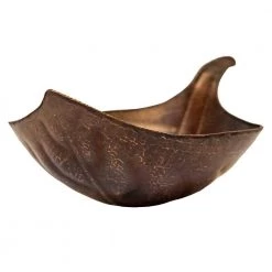 Premier Copper Products Leaf Hammered Copper Vessel Sink in Oil Rubbed Bronze 12 Premier Copper Products Leaf Hammered Copper Vessel Sink in Oil Rubbed Bronze -Bathroom Sinks Sales oil rubbed bronze premier copper products vessel sinks pvlfdb 1f 1000