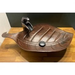 Premier Copper Products Leaf Hammered Copper Vessel Sink in Oil Rubbed Bronze 14 Premier Copper Products Leaf Hammered Copper Vessel Sink in Oil Rubbed Bronze -Bathroom Sinks Sales oil rubbed bronze premier copper products vessel sinks pvlfdb fa 1000