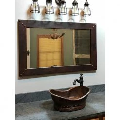 Premier Copper Products Bath Tub Hammered Copper Vessel Sink in Oil Rubbed Bronze -Bathroom Sinks Sales oil rubbed bronze premier copper products vessel sinks vbt20db 44 1000