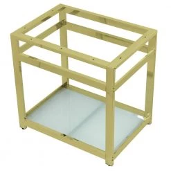 Kingston Brass Modern Console Sink Legs in Polished Brass