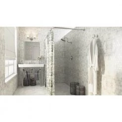 Unbranded Console Table Combo in White with Metal Legs in Polished Chrome 7 Unbranded Console Table Combo in White with Metal Legs in Polished Chrome -Bathroom Sinks Sales polished chrome console sinks yvpb1361st 76 1000