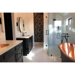 Premier Copper Products Under Counter Oval Hammered Copper 19 in. Bathroom Sink in Polished Copper -Bathroom Sinks Sales polished copper premier copper products undermount bathroom sinks lo19fpc fa 1000