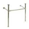 Kingston Brass Stainless Steel Console Table Legs in Polished Nickel 1 Kingston Brass Stainless Steel Console Table Legs in Polished Nickel -Bathroom Sinks Sales polished nickel kingston brass console sinks hvpb13686 64 1000