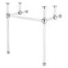 Water Creation Empire 30 in. Acrylic Wash Stand Legs with Polished Nickel Connectors 1 Water Creation Empire 30 in. Acrylic Wash Stand Legs with Polished Nickel Connectors -Bathroom Sinks Sales polished nickel pvd water creation console sinks ep30a 0500 64 1000