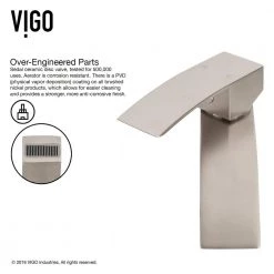 VIGO Glass Round Vessel Bathroom Sink in Silver with Duris Faucet and Pop-Up Drain in Brushed Nickel -Bathroom Sinks Sales silver vigo vessel sinks vgt603 44 1000
