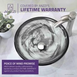 ANZZI Mezzo Series Vessel Sink with Pop-Up Drain in Slumber Wisp -Bathroom Sinks Sales slumber wisp anzzi vessel sinks ls az054 1d 1000