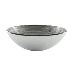 Swiss Madison Cascade Vessel Sink in Smoky Grey with Faucet -Bathroom Sinks Sales smoky grey swiss madison vessel sinks sm vsf260 40 1000