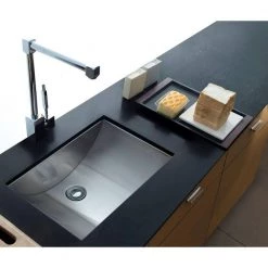 Filament Design Cantrio Undermount Bathroom Sink in Stainless Steel -Bathroom Sinks Sales stainless steel filament design undermount bathroom sinks ms 012 31 1000