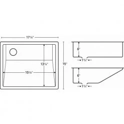 Karran 17.25 in. Bathroom Sink in Stainless Steel -Bathroom Sinks Sales stainless steel karran undermount bathroom sinks uv 1816 a0 1000