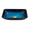 VIGO Glass Rectangular Vessel Bathroom Sink in Turquoise Blue -Bathroom Sinks Sales turquoise vigo vessel sinks vg07068 64 1000