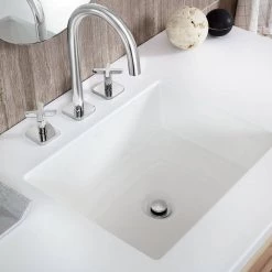 Speakman Westmere 16 in. Undermount Rectangle Bathroom Sink in White -Bathroom Sinks Sales vitreous china speakman undermount bathroom sinks b 1200 e c3 1000