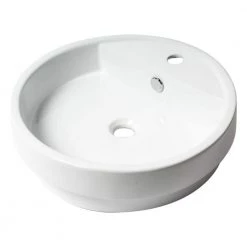 ALFI BRAND 19.13 in. Drop In Bathroom Sink in White -Bathroom Sinks Sales white alfi brand drop in bathroom sinks abc702 31 1000