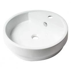 ALFI BRAND 19.13 in. Drop In Bathroom Sink in White