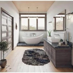 ALFI BRAND 36 in. Trough Vessel Sink Basin in White -Bathroom Sinks Sales white alfi brand vessel sinks ab36tr 44 1000