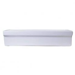 ALFI BRAND 36 in. Trough Vessel Sink Basin in White -Bathroom Sinks Sales white alfi brand vessel sinks ab36tr 76 1000