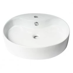 ALFI BRAND 22 in. Above Mount Porcelain Oval Vessel Sink in White 12 ALFI BRAND 22 in. Above Mount Porcelain Oval Vessel Sink in White -Bathroom Sinks Sales white alfi brand vessel sinks abc910 1f 1000