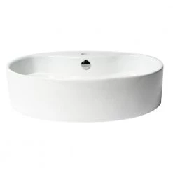 ALFI BRAND 22 in. Above Mount Porcelain Oval Vessel Sink in White 13 ALFI BRAND 22 in. Above Mount Porcelain Oval Vessel Sink in White -Bathroom Sinks Sales white alfi brand vessel sinks abc910 44 1000
