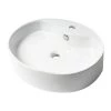 ALFI BRAND 22 in. Above Mount Porcelain Oval Vessel Sink in White 2 ALFI BRAND 22 in. Above Mount Porcelain Oval Vessel Sink in White -Bathroom Sinks Sales white alfi brand vessel sinks abc910 64 1000