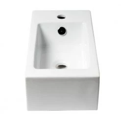ALFI BRAND Wall-Mounted Bathroom Sink in White -Bathroom Sinks Sales white alfi brand wall mount sinks abc116 1f 1000