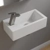 ALFI BRAND Wall-Mounted Bathroom Sink in White -Bathroom Sinks Sales white alfi brand wall mount sinks abc116 64 1000