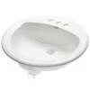 American Standard Rondalyn Self-Rimming Bathroom Sink in White -Bathroom Sinks Sales white american standard drop in bathroom sinks 0491 019 020 64 1000