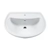 American Standard Cadet 6 in. Pedestal Sink Basin with Center Hole Only in White