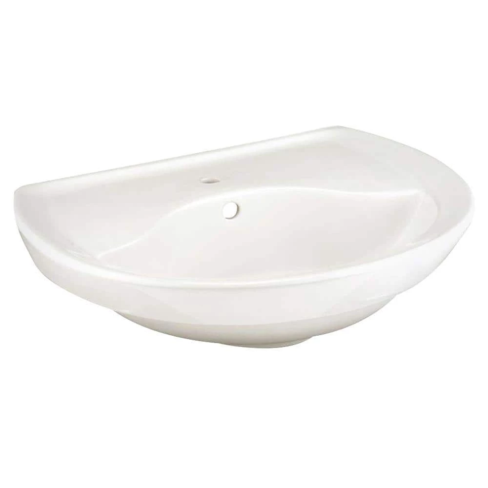 American Standard Ravenna 6 in. Pedestal Sink Basin in White 3 American Standard Ravenna 6 in. Pedestal Sink Basin in White