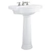 American Standard Retrospect Pedestal Combo Bathroom Sink in White -Bathroom Sinks Sales white american standard pedestal sinks 0282 800 020 64 1000