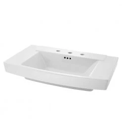 American Standard Townsend 8 in. Pedestal Sink Basin in White -Bathroom Sinks Sales white american standard pedestal sinks 0328008 020 1f 1000