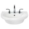 American Standard Tropic Petite 21 in. Center Pedestal Sink Basin with 8 in. Faucet Centers in White -Bathroom Sinks Sales white american standard pedestal sinks 0403 008 020 64 1000