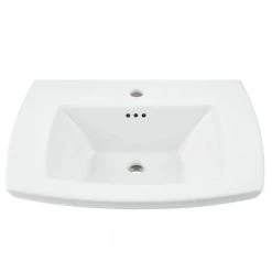 American Standard Edgemere Pedestal Sink Basin in White -Bathroom Sinks Sales white american standard pedestal sinks 0445001 020 a0 1000