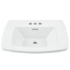 American Standard Edgemere 4 in. Pedestal Sink Basin in White -Bathroom Sinks Sales white american standard pedestal sinks 0445004 020 64 1000