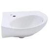 American Standard Cornice 22 in. Pedestal Top Sink Basin with Single Hole in White -Bathroom Sinks Sales white american standard pedestal sinks 0611 001 020 64 1000
