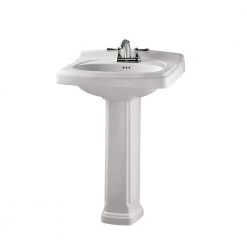 American Standard Portsmouth Pedestal Leg in White -Bathroom Sinks Sales white american standard pedestal sinks 734906 401 020 4f 1000