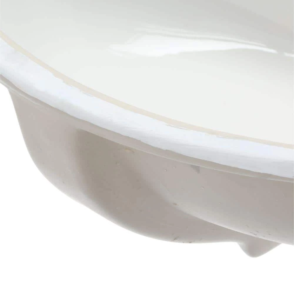 American Standard Ovalyn Undermount Bathroom Vessel Sink in White 8 American Standard Ovalyn Undermount Bathroom Vessel Sink in White - Image 6