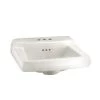 American Standard Comrade Wall-Mounted Bathroom Sink in White -Bathroom Sinks Sales white american standard wall mount sinks 0124 131 020 64 1000