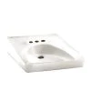 American Standard Wheelchair Users Wall-Mounted Bathroom Sink in White