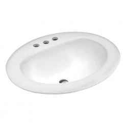 ANZZI Cadenza Series 7.5 in. Ceramic Drop In Sink Basin in White -Bathroom Sinks Sales white anzzi drop in bathroom sinks ls az097 c3 1000
