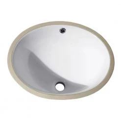 Avanity Undermount Bathroom Sink in White