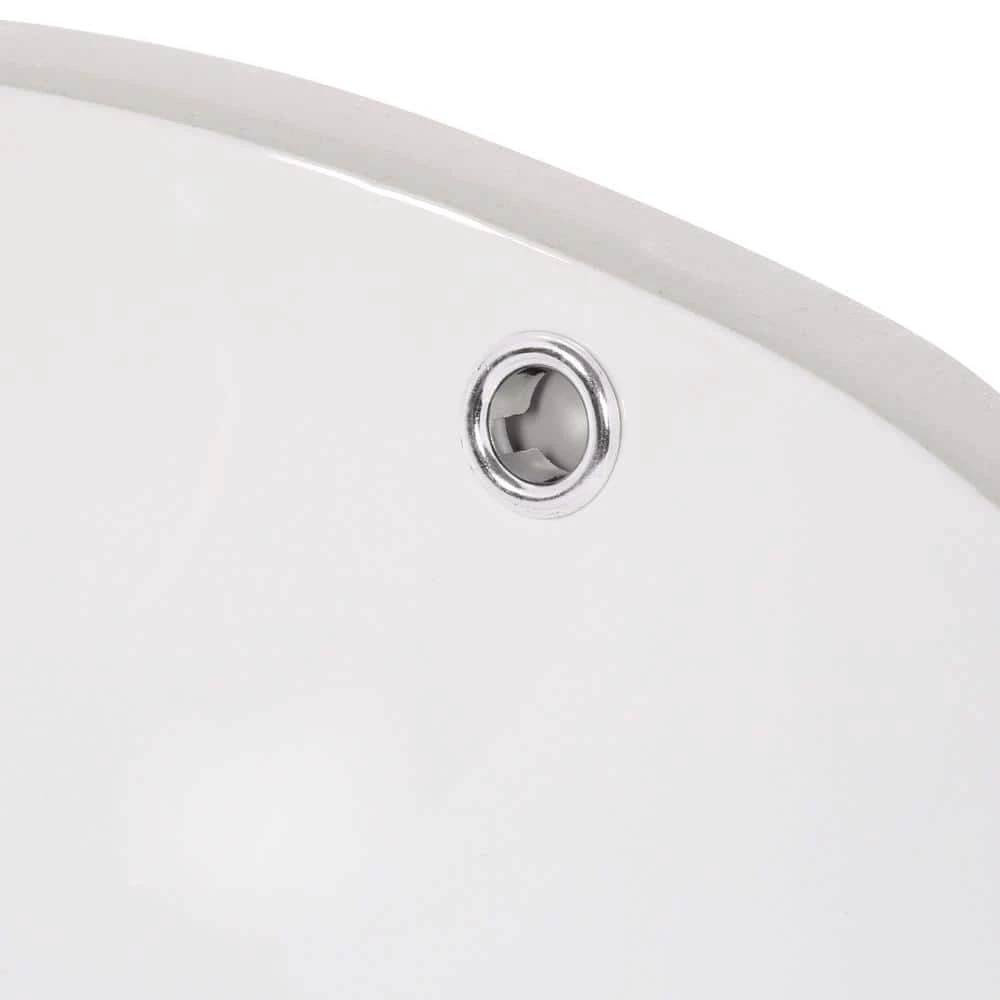 Avanity Undermount Bathroom Sink in White 9 Avanity Undermount Bathroom Sink in White - Image 7