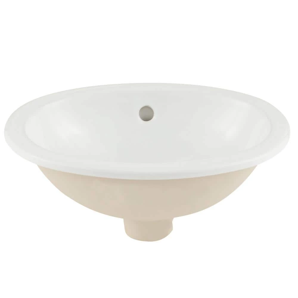 Barclay Products Lily Drop-In Bathroom Sink in White 7 Barclay Products Lily Drop-In Bathroom Sink in White - Image 5