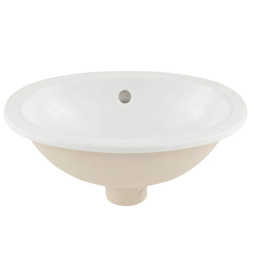 Barclay Products Lily Drop-In Bathroom Sink in White 11 Barclay Products Lily Drop-In Bathroom Sink in White - Image 9