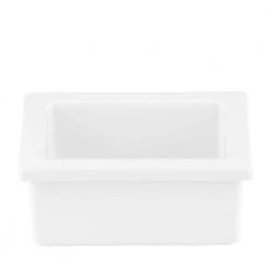 Barclay Products Drop-In Fire Clay Bathroom Sink in White -Bathroom Sinks Sales white barclay products drop in bathroom sinks ls360 40 1000