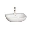 Barclay Products Tonique 550 Wall-Hung Sink in White with 1 Faucet Hole -Bathroom Sinks Sales white barclay products wall mount sinks 4 2031wh 64 1000