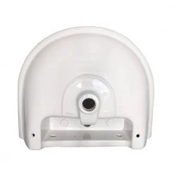 Barclay Products Karla 450 Wall-Hung Bathroom Sink in White -Bathroom Sinks Sales white barclay products wall mount sinks 4 814wh 1d 1000