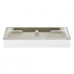 Swiss Madison Claire 40 in. Ceramic Console Sink White Basin Black Legs 17 Swiss Madison Claire 40 in. Ceramic Console Sink White Basin Black Legs -Bathroom Sinks Sales white basin black legs swiss madison console sinks sm cs734 1d 1000