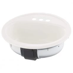 Bootz Industries Laurel Round Drop-In Bathroom Sink in White 13 Bootz Industries Laurel Round Drop-In Bathroom Sink in White -Bathroom Sinks Sales white bootz industries drop in bathroom sinks 021 2435 00 1d 1000